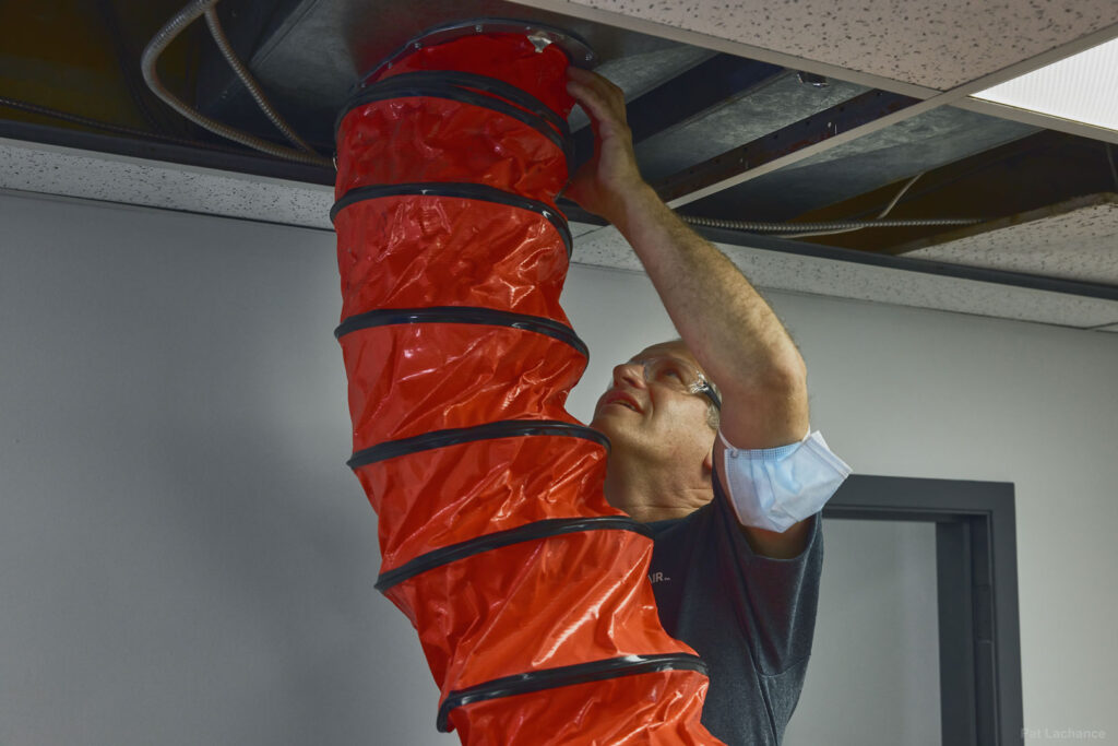 nettoyage de conduits de ventilation industriel