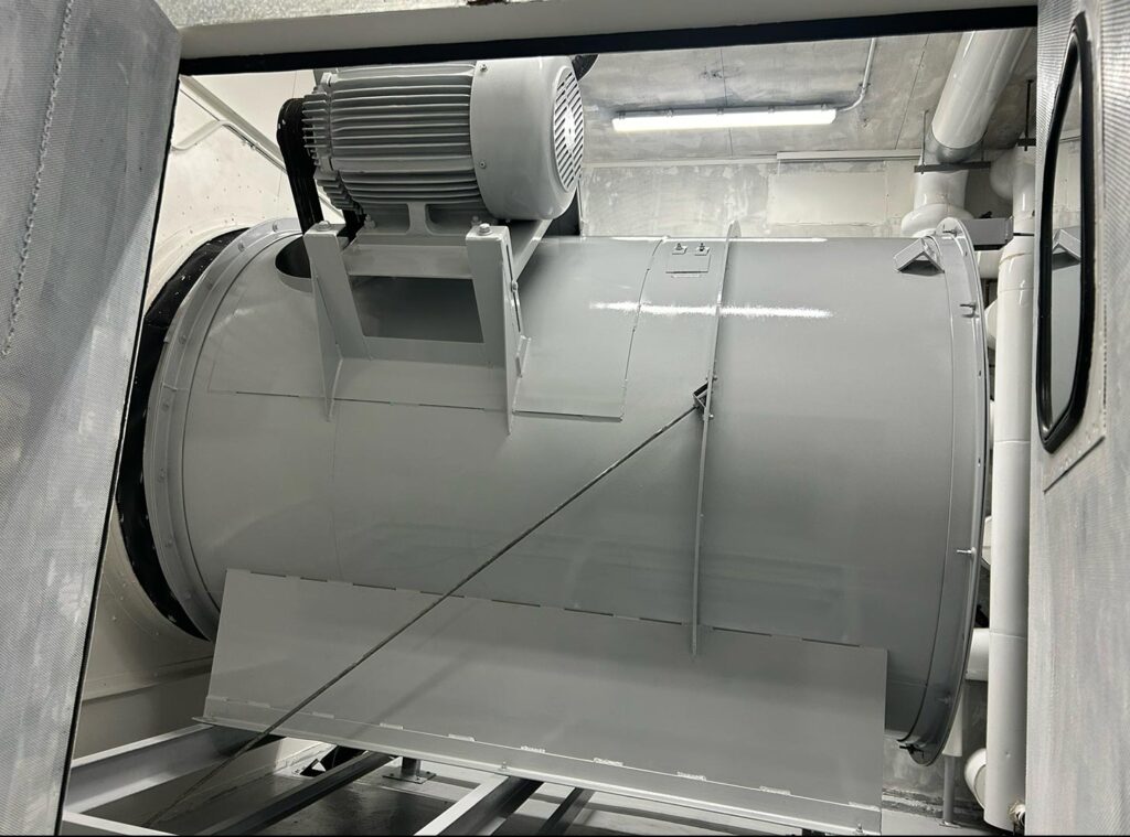 scellement de conduits de ventilation hospitalier