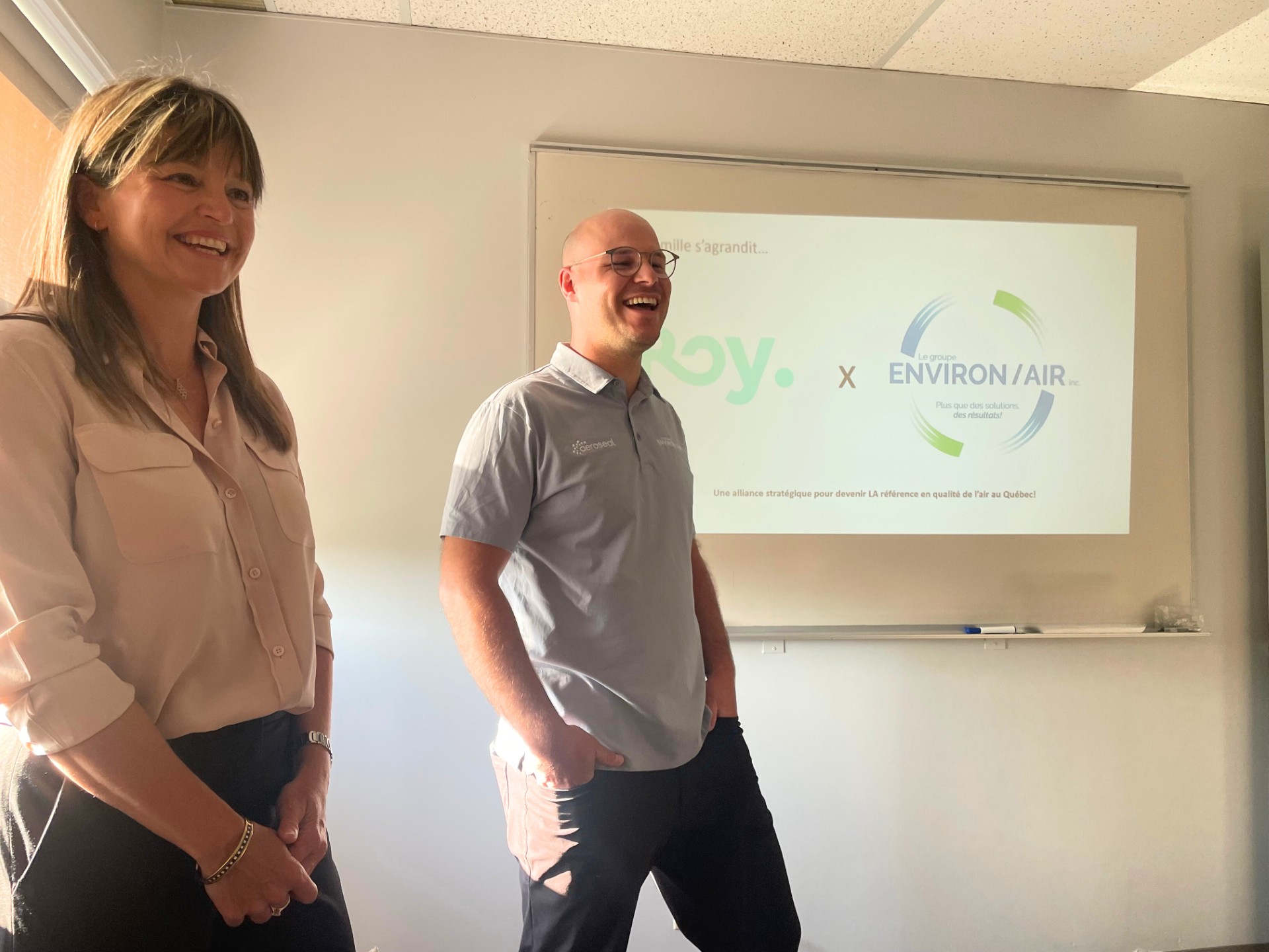 Julie et Jeirome de Environ Air 2025