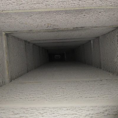 avant nettoyage de conduits de ventilation garnison militaire