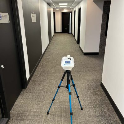 test qualite de l'air commercial